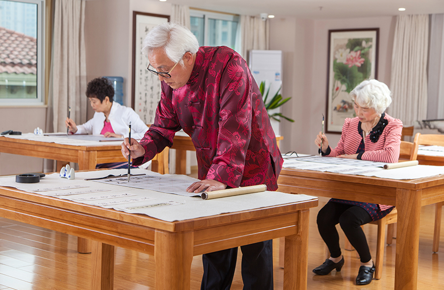 亲睦家养老机构-书法班